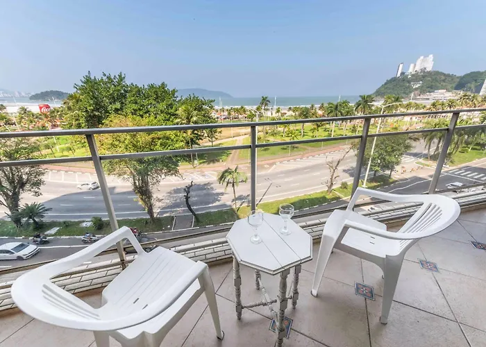 Sao Vicente - Conforto A 3 Min Da Praia De Itarare Com Linda Vista